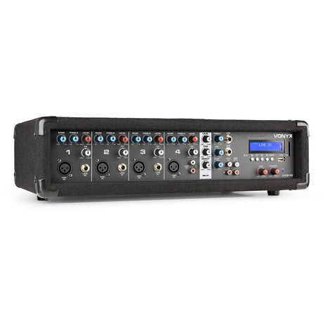 VONYX VX210 Full PA Geluidssysteem 800W met 10 inch Speakers, Mixer en Bluetooth