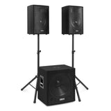 VONYX VX1218BT 1200W 2.1 Actieve Speakerset met 18 inch Subwoofer, Bluetooth 5.3 en 12 inch Satellieten