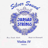 Jargar JVI-GZ-BL violin string G-4, medium, silver