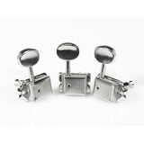 Boston 62-CL Stemmechanieken voor gitaar, chroom, 6x links, vintage style, metalen knoppen