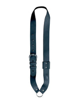 Boston JB-10-B Bandelier voor kleine trom (kindermodel), leder, zwart 140 cm x 4 cm