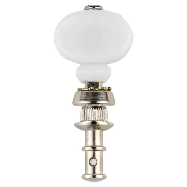 Boston UMH-200-WH Stemmechanieken voor Ukelele Vernikkeld met Witte Knoppen Set van 4