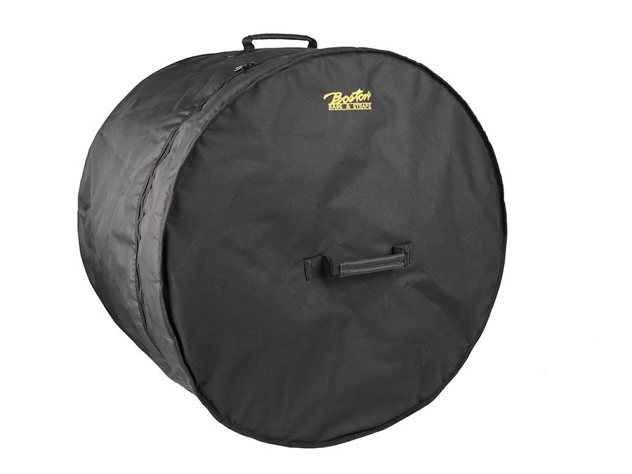 Boston DB-24-B Bassdrum gigbag 24", zwart cordura, 10 mm gevoerd