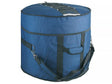 Boston DBL-14-F Deluxe gigbag voor floortom 14", zwart-blauw, 15 mm gevoerd hardfoam
