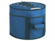 Boston DBL-08-T Deluxe gigbag voor tom 8", zwart-blauw, 15 mm gevoerd hardfoam