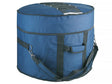 Boston DBL-20-B Deluxe bassdrum gigbag 20", zwart-blauw, 15 mm gevoerd hardfoam