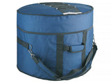 Boston DBL-20-B Deluxe bassdrum gigbag 20", zwart-blauw, 15 mm gevoerd hardfoam
