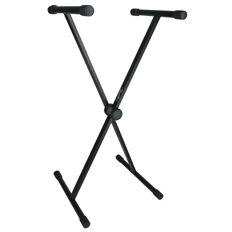 Boston KS-105 Keyboardstatief – X-model, 35 cm dragers, twist lock, zwart