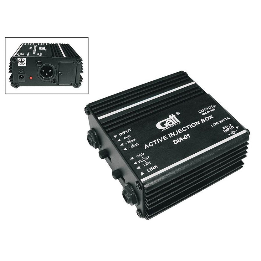 Gatt Audio DIA-01 actieve di box 9 Volt