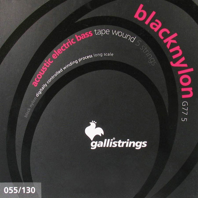 Galli G-77-5 snaren set acoustic 5-snaar bass tape wound, 055-075-100-115-130