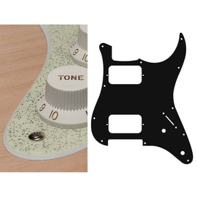 Boston ST-232-SCH pickguard, Stallion, HH, 2 pot holes, 3-5 switch, 2 ply, sparkling champagne