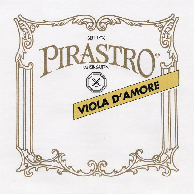 Pirastro P251420 viola d'amore string D-4 17 1/2 , gut core, aluminum