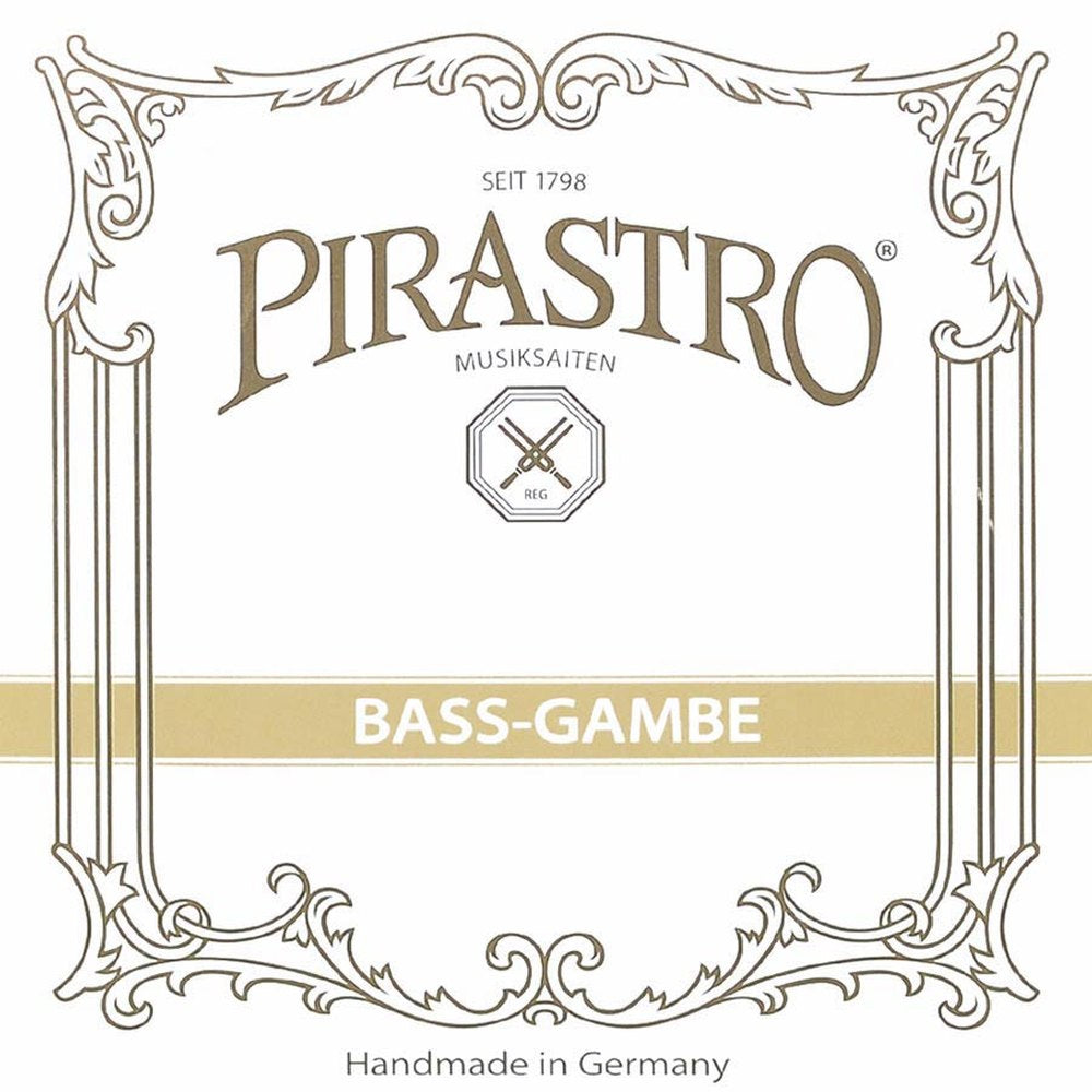 Pirastro P257620 bass tenor -gamba string D-6 29 , gut core, silver-plated