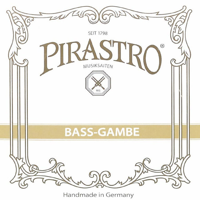 Pirastro P257620 bass tenor -gamba string D-6 29 , gut core, silver-plated