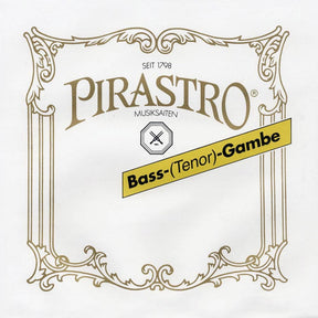 Pirastro P257720 bass tenor -gamba string A-7 39 , gut core, silver-plated