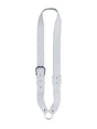 Boston JB-10 Bandelier voor kleine trom (kindermodel), leder, wit 140 cm x 4 cm