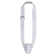 Boston VD-10-W Vaandelriem, leder, wit
