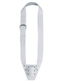 Boston VD-10-W Vaandelriem, leder, wit