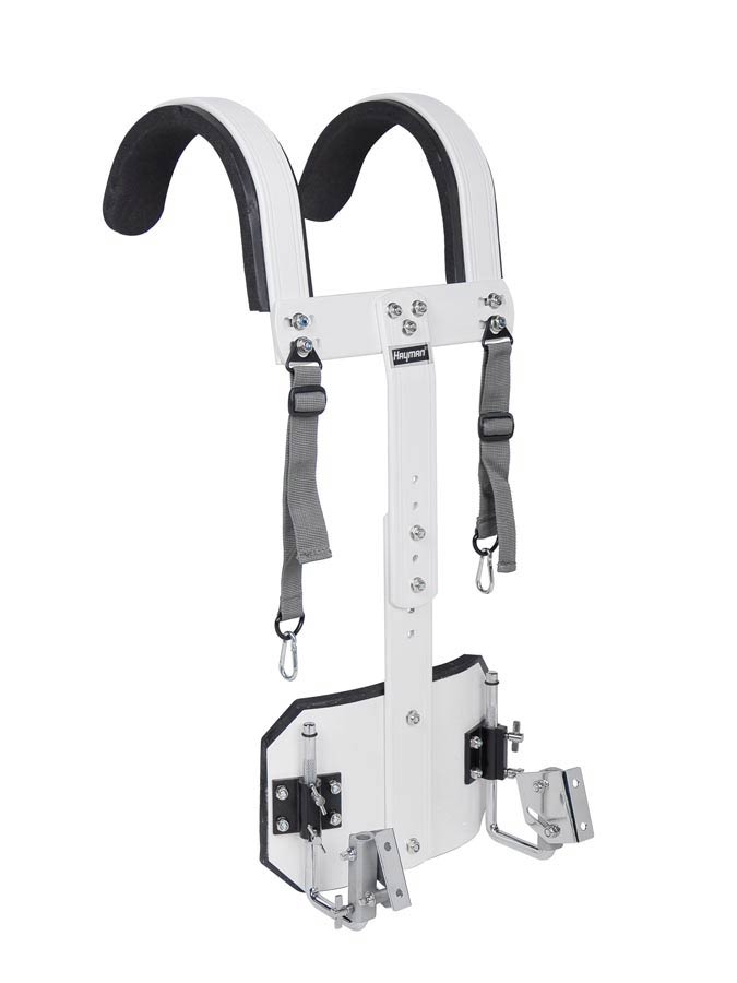 Hayman MDR-HR-20 Harnas voor marching troms, aluminium, voor overslagtrom, met lugs en riemen