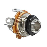 Boston SJ-2-BK chassis connector jack, 6,3mm, 2-pole, M9, black