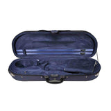 Leonardo VC-1844-UU Student Series vioolkoffer 4/4 D-vorm blauw