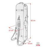 Leonardo VC-45-UU Student Series vioolkoffer rechthoekig 4/4 blauw