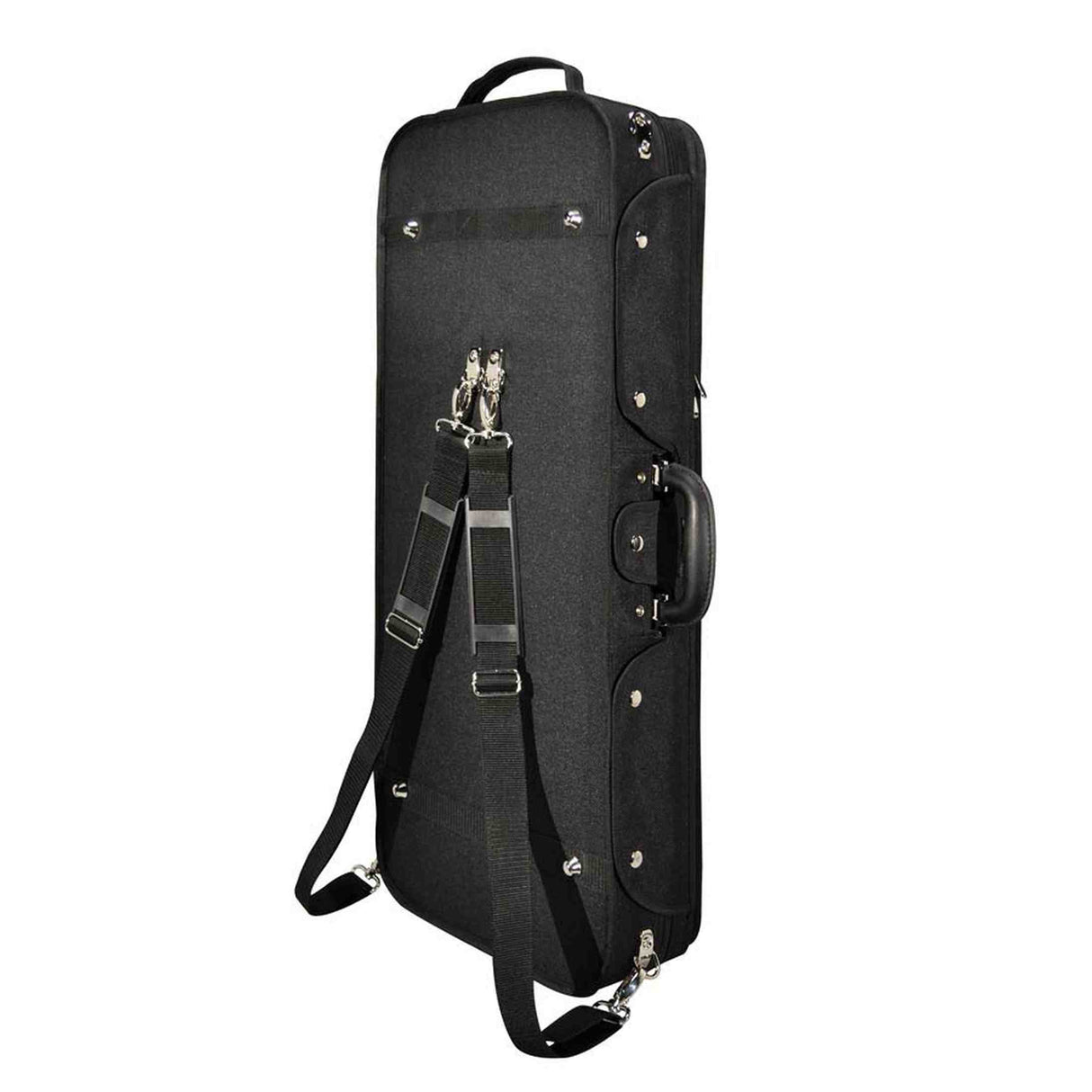 Leonardo DC-180-BR combikoffer viool en altviool oblong hout zwart rood