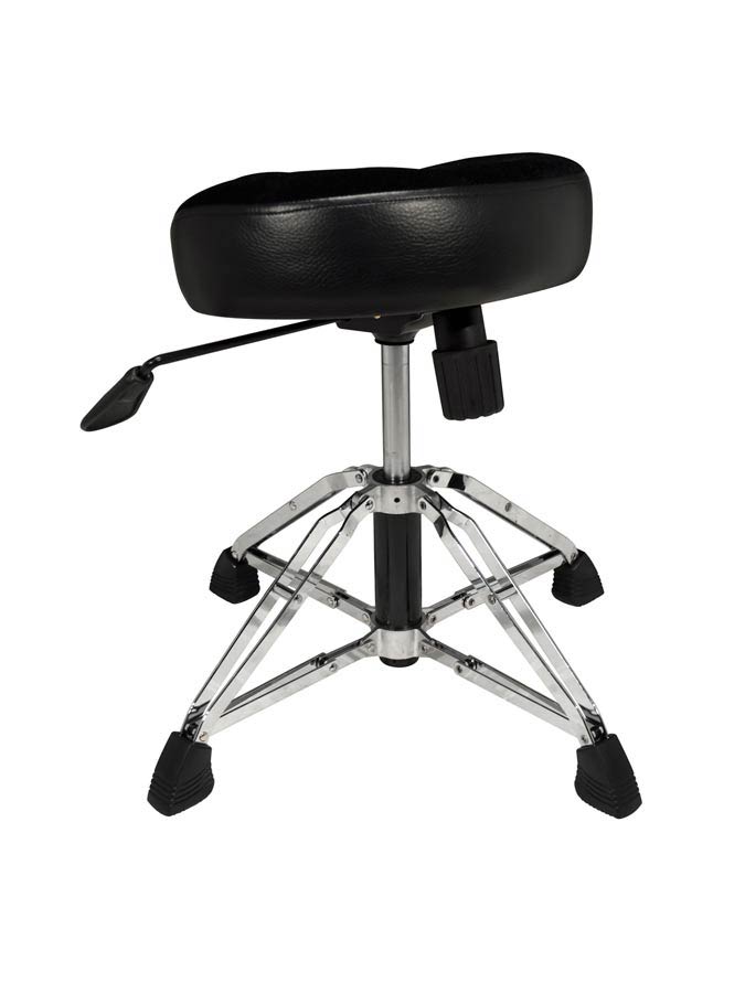 Hayman DTR-110 Drumkruk, in hoogte verstelbaar (pneumatisch), dubbelbenig, zadelzitting