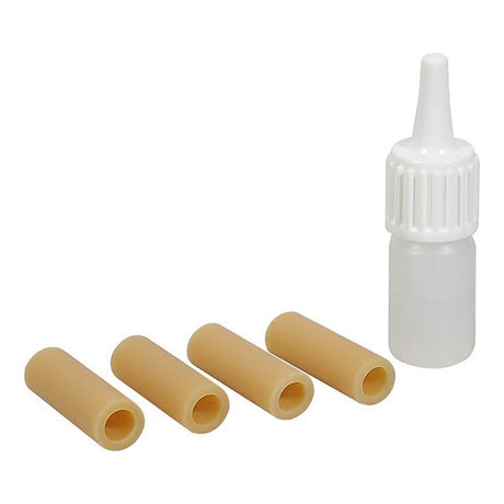 Wolf SR-58 fork rubber for shoulder rest, 4 pcs replacement kit, with lubricant