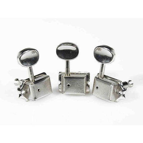 Wilkinson 162-NL Stemmechanieken voor gitaar, vintage F-style, 6x links, nikkel, split as