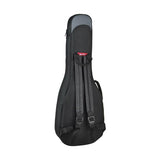 Boston UKT-25-BG Super Packer Gigbag voor Tenor Ukelele – 25 mm Voering, Zwart/Grijs