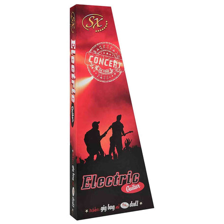 SX SST57-CAR elektrische gitaar – 3 single coils, vintage tremolo, Candy Apple Red + tas