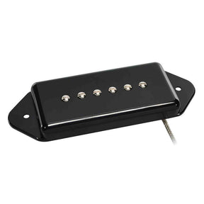 Boston VDE-46-NBK Single Coil Pickup - Alnico 5 bar-magneet, gevlochten afgeschermde bedrading, gewaxte enamel draad