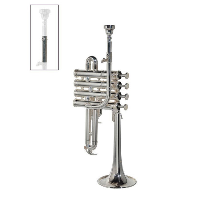 Stewart Ellis SE-1700-S Pro Series sopraan trompet verzilverd incl. softcase