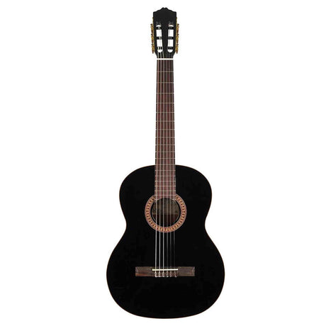 Salvador Cortez CC-22-BK – Klassieke gitaar met massief ceder bovenblad, sapele body en zwarte hoogglans afwerking