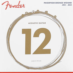 Fender F-60L snaren set acoustic, ph.bronze roundwound, light, 012-016-024-032-042-053