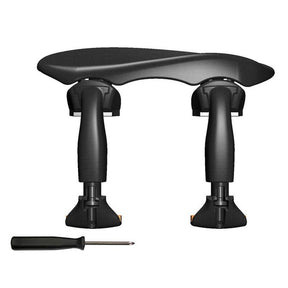 Wittner 257131 viola chinrest center and tilt adjustable, center mount for small, fits all sizes, with screwdrive