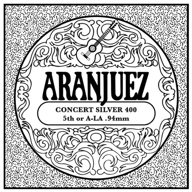 Aranjuez AR-405 A-5 snaar, silverplated wound nylon, heavy gauge
