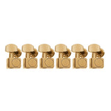 Fender 990820200 machine heads, American Standard, 2 guide pins, set of 6, gold
