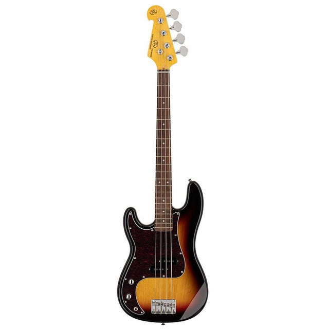 SX SPB6234L3TS Retro Series 3/4 Linkshandige Elektrische Basgitaar Sunburst