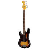 SX SPB6234L3TS Retro Series 3/4 Linkshandige Elektrische Basgitaar Sunburst
