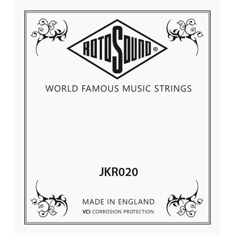 Rotosound JKR020 .020 snaar for acoustic guitar, phosphor bronze wound