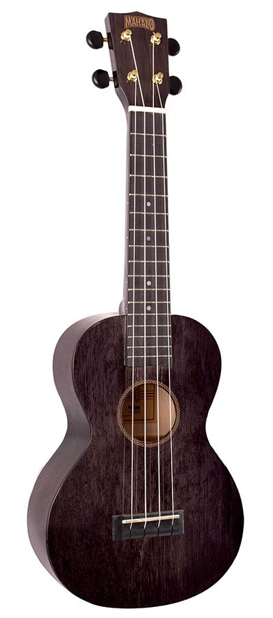 Mahalo MH2TBK Hano Series Concert Ukulele Transparant Zwart