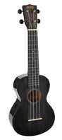 Mahalo MH2WTBK Hano Series Concert Ukulele Transparant Zwart Wide Neck