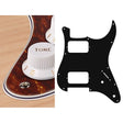 Boston ST-432-T pickguard, Stallion, HH, 2 pot holes, 3-5 switch, 4 ply, tortoise