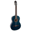 Valencia VC204TBU klassieke gitaar 4/4, sitka sparren top, nato zij- & achterblad, transparant blauwe finish
