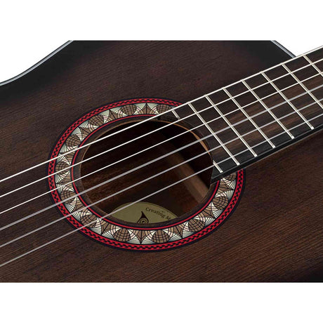 Valencia VC404HSB klassieke gitaar 4/4, sitka sparren top, mahonie zij- en achterblad, satin historic sunburst