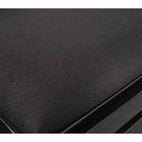 Boston PB1/1020 pianobank – verstelbare zitting, hoogglans zwart met velours bekleding