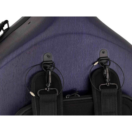 Leonardo CC-644-BU Student Series cellokoffer 4/4 PVC sandwich 4,5 kg geborsteld blauw