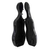 Leonardo CC-644-BK Student Series cellokoffer 4/4 PVC sandwich 4,5 kg geborsteld zwart